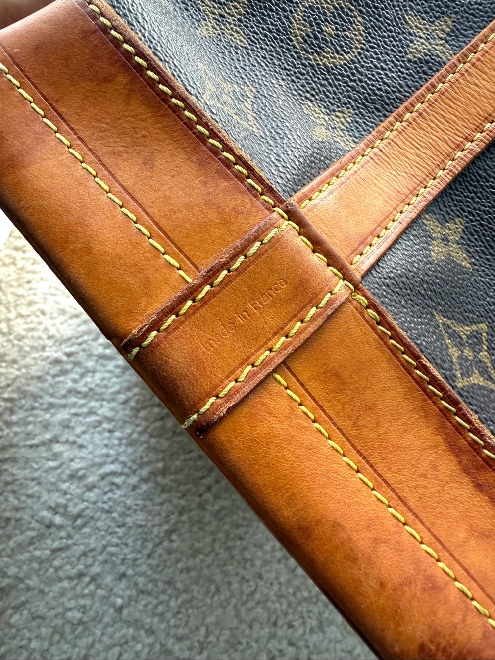 Louis Vuitton Monogram Drawstring Bucket Bag - Brown/Tan - Picture 6 of 13